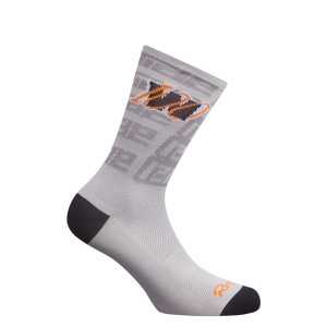 Rapha 100 Unisex Çorap Açık Gri Turuncu | 83152-PLTO