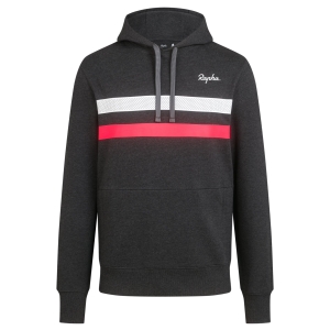 Rapha Brevet Erkek Kapüşonlu Sweatshirt Gri Beyaz Pembe | 07891-ZDSM