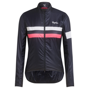 Rapha Brevet Rüzgâr Kadın Ceket Lacivert Pembe Beyaz | 45183-UESX