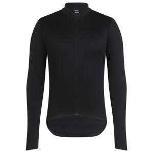 Rapha Klasik Long Sleeve Erkek Jersey Siyah Siyah | 12957-OJLK