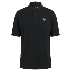 Rapha Logo Polo Erkek Tişört Siyah Beyaz | 86057-WFCH