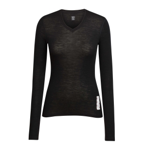 Rapha Merino Long Sleeve Kadın Temel Katman Üstleri Siyah | 79251-UGRX