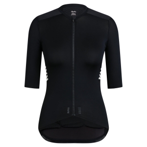 Rapha Pro Team Aero Cycling Kadın Jersey Siyah Beyaz | 98124-EFMO