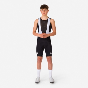 Rapha Pro Team Antrenman Bib Erkek Şort Siyah Beyaz | 60978-ZTSV