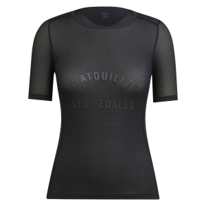 Rapha Pro Team Kısa Sleeve Kadın Temel Katman Üstleri Siyah | 20348-SYRO