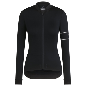 Rapha Pro Team Long Sleeve Thermal Kadın Jersey Siyah Beyaz | 72508-NBKA
