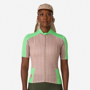 Rapha Rapha + Shrimps Kadın Jersey Yeşil | 05872-RNPD