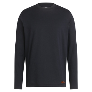 Rapha Yürüyüş Long Sleeve Erkek Tişört Siyah Siyah | 71869-HQXT